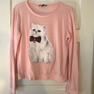 Forever 21 Pink Cat Top